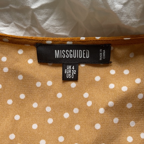 Polkadot mustard crop top - Picture 4 of 4